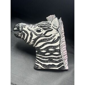 3" Wood Zebra Scarf Slide
